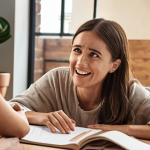 **Image Prompt 1: Emotional Connection Through Storytelling**
   - Create an illustration showing a customer connecting emotionally with a brand through storytelling. Depict a scene where a brand representative shares a relatable story that resonates with the customer's daily life, highlighting the emotional bond formed.