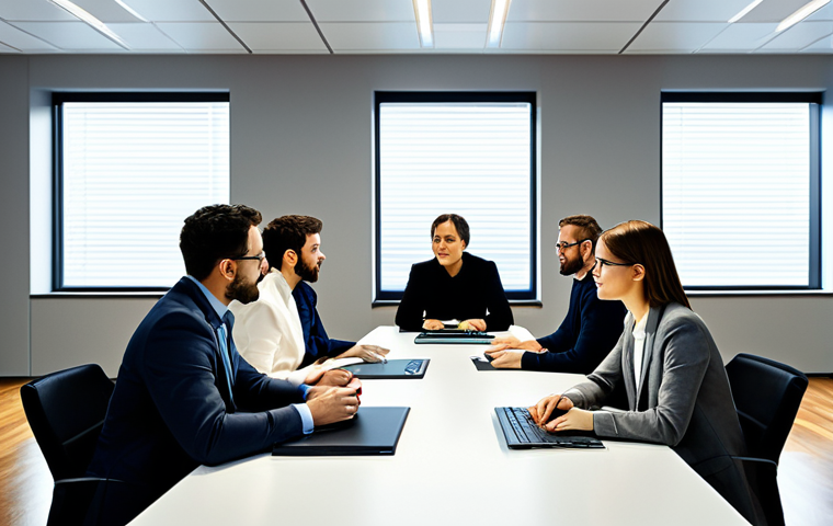 AI-Assisted Writer's Room**

"A bright, modern writer's room filled with diverse writers collaborating around a large digital table displaying AI-generated plotlines, fully clothed, appropriate content, safe for work, professional setting, natural lighting, brainstorming session, perfect anatomy, correct proportions, diverse group of people, modest clothing, professional attire, high-resolution, artstation."

**
