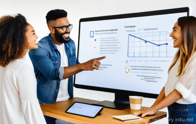 스토리텔러와 문화 콘텐츠 산업 - **Prompt:** A creative professional, female, dressed in smart-casual business attire (like a blazer ...