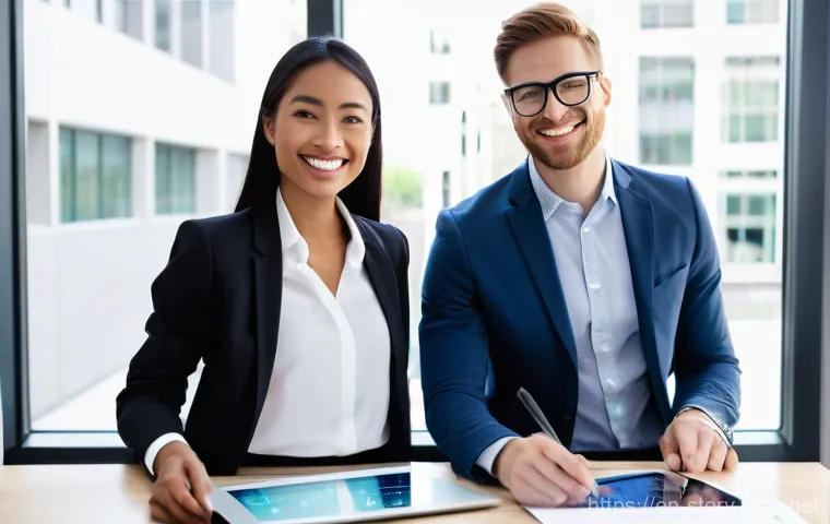 스토리텔러 관련 포트폴리오 작성 팁 - **Prompt:** A focused and thoughtful female graphic designer in her late 20s, wearing stylish but co...