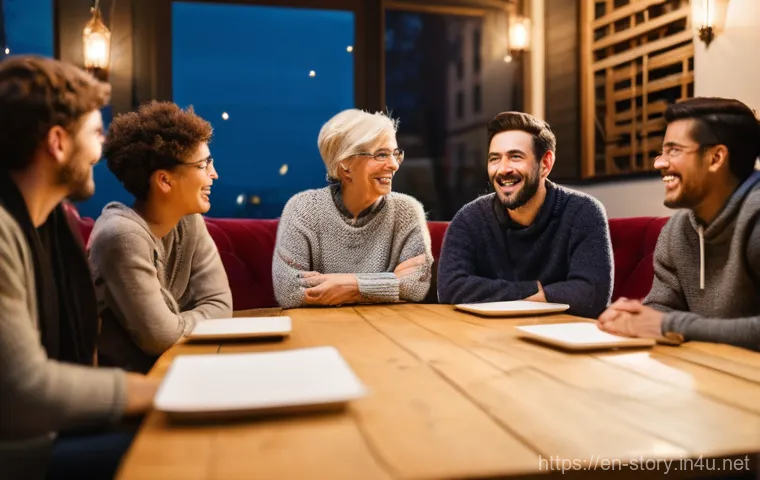 스토리텔러가 겪는 도전 과제와 해결 방안 - **Prompt:** A young, determined professional, dressed in smart-casual business attire, sits at a cle...