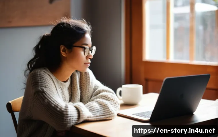 스토리텔러 실무에서의 창의적 문제 해결 사례와 전략 분석 - **Prompt:** A young, diverse female writer, perhaps in her late 20s, sits at a wooden desk in a cozy...